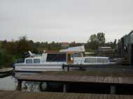 Bootsschuppen/Bootshaus inkl. Boot an der Peene