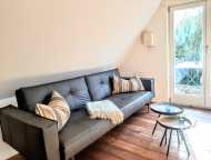 freistehendes reetgedecktes Bootshaus in Goldberg 